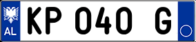 Truck License Plate